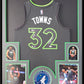 Custom Framed Minnesota Timberwolves Karl Anthony Towns Autographed Jersey Jsa