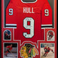 Framed Chicago Blackhawks Bobby Hull Autographed Inscribed Jersey Beckett Coa