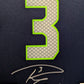 Framed Seattle Seahawks Russell Wilson Autographed Signed Jersey Fanatics Holo