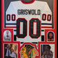 Framed Chicago Blackhawks Xmas Vacation Chevy Chase Signed Jersey Beckett Coa