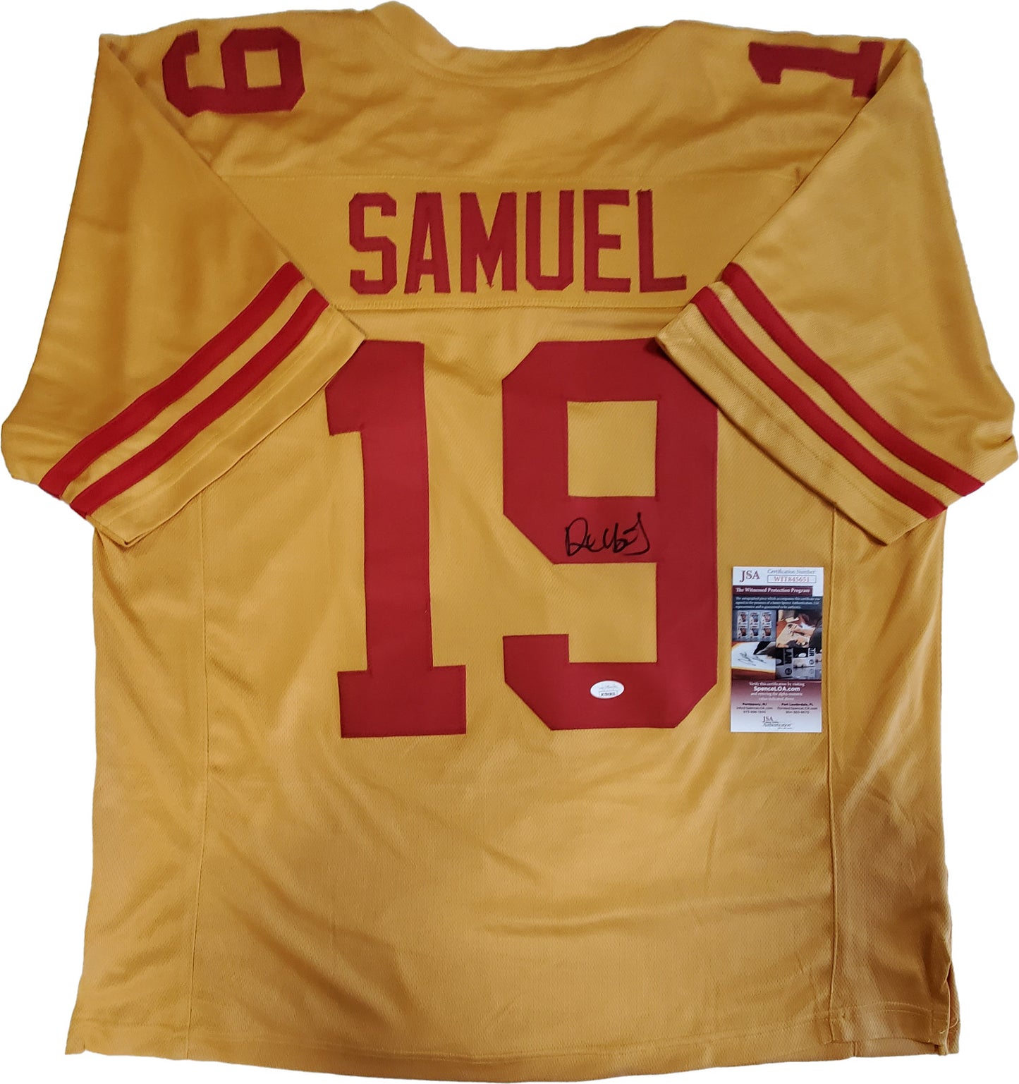 San Francisco 49Ers Deebo Samuel Autographed Signed Jersey Jsa Coa