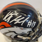 Kj Hamler Autographed Signed Denver Broncos Speed Mini Helmet Jsa Coa