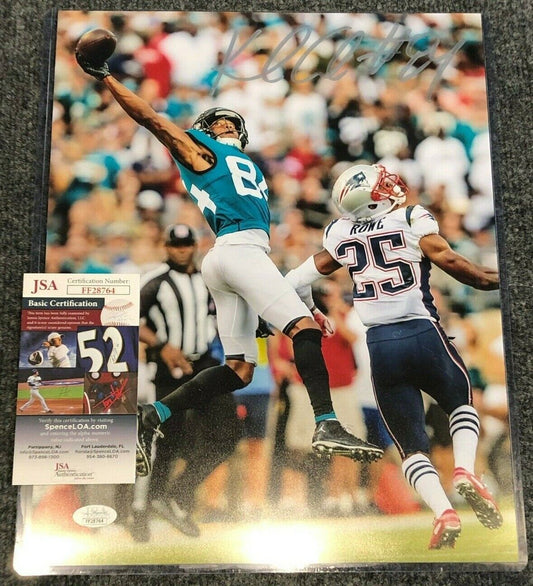 Jacksonville Jaguars Keelan Cole Autographed Signed 11X14 Photo Jsa  Coa