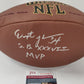 Tampa Bay Buccaneers Dexter Jackson Autographed Inscribed Nfl Football Jsa Coa