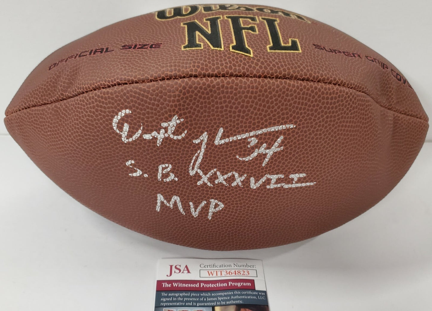 Tampa Bay Buccaneers Dexter Jackson Autographed Inscribed Nfl Football Jsa Coa