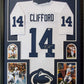 Framed Penn State Nittany Lions Sean Clifford Autographed Signed Jersey Jsa Coa