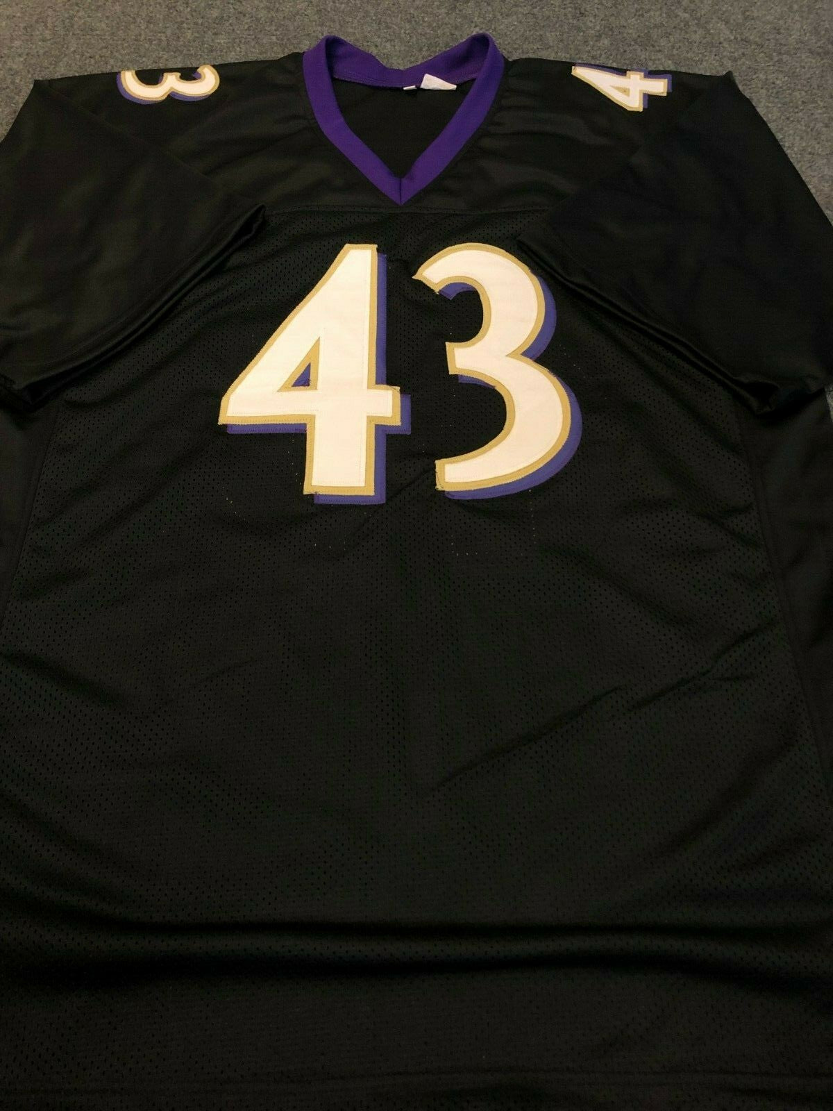 Baltimore Ravens Justice Hill Autographed Signed Jersey Beckett Coa