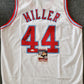 Carolina Cougars Larry Miller Autographed Signed Aba Jersey Jsa Coa