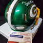 Green Bay Packers Devonte Wyatt Autographed Signed Flash Mini Helmet Jsa Coa