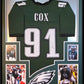 Framed Philadelphia Eagles Fletcher Cox Autographed Signed Jersey Jsa Coa