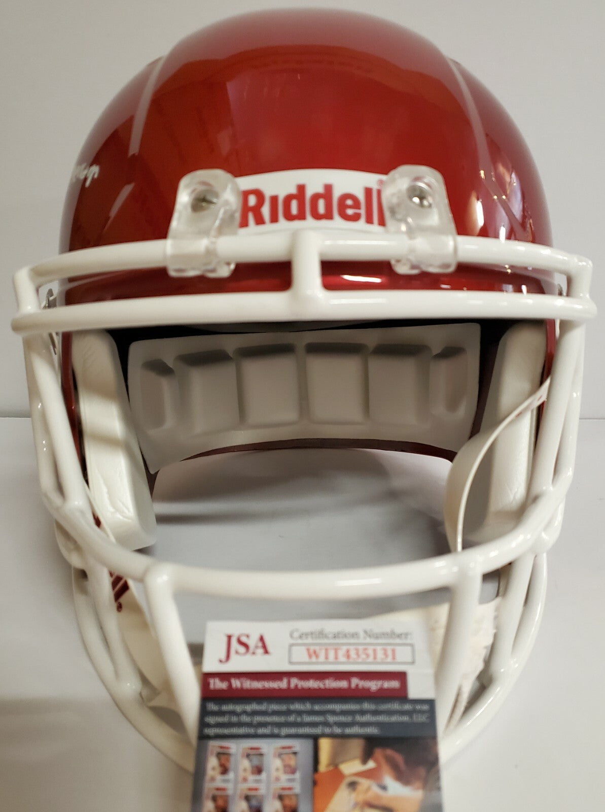 Marquise Brown Autographed Inscribed Oklahoma Sooners Full Sz Rep Helmet Jsa Coa