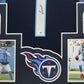 Framed Tennessee Titans Cam Ward Autographed Signed Jersey Jsa Coa