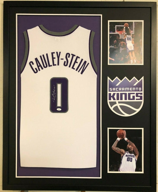 Framed Sacramento Kings Willie Cauley-Stein Autographed Signed Jersey Jsa Coa