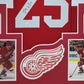 Framed Detroit Red Wings Darren Mccarty Autographed Signed Jersey Jsa Coa