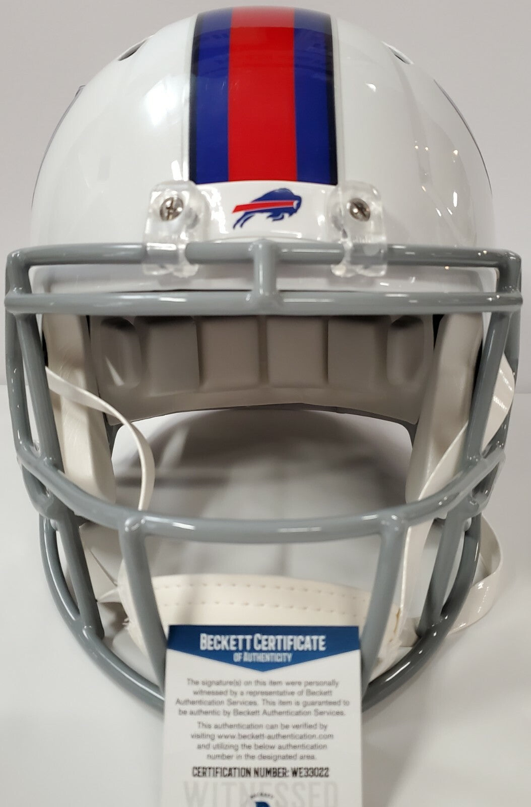 Tremaine Edmunds Signed Buffalo Bills Full Size Speed Replica Helmet Beckett Coa