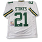 Green Bay Packers Eric Stokes Autographed Signed Jersey Jsa Coa