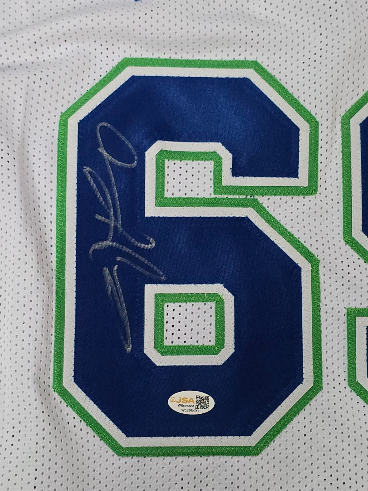 Dallas Mavericks Dennis Rodman Autographed Signed Jersey Jsa Holo
