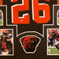 Framed Cleveland Browns Greedy Williams Autographed Signed Jersey Beckett Coa