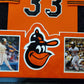 Framed Suede Baltimore Orioles Eddie Murray Signed Inscribed Jersey Jsa Coa
