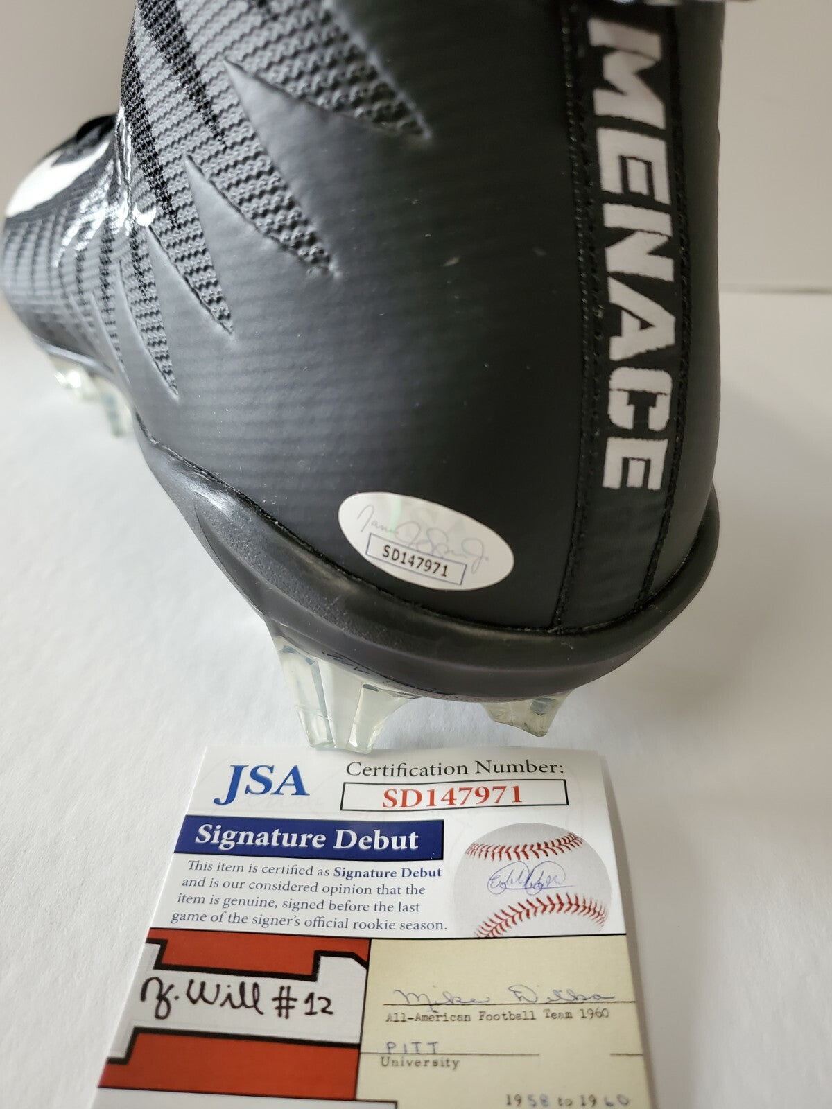 Odafe Jayson Oweh Autographed Signed Cleat Jsa Coa