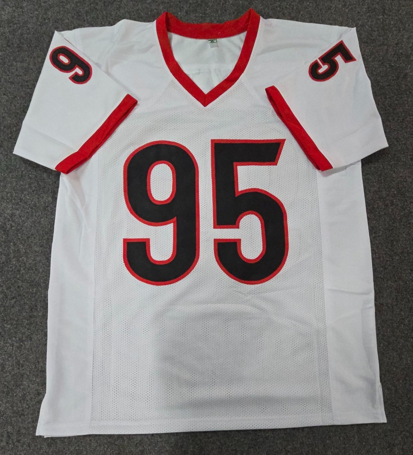 Georgia Bulldogs Devonte Wyatt Autographed Signed Jersey Jsa  Coa