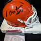 Cleveland Browns Ozzie Newsome Autographed Signed Speed Mini Helmet Jsa Coa