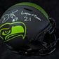Seattle Seahawks Devon Witherspoon Signed Full Size Eclipse Authentic Helmet Bas