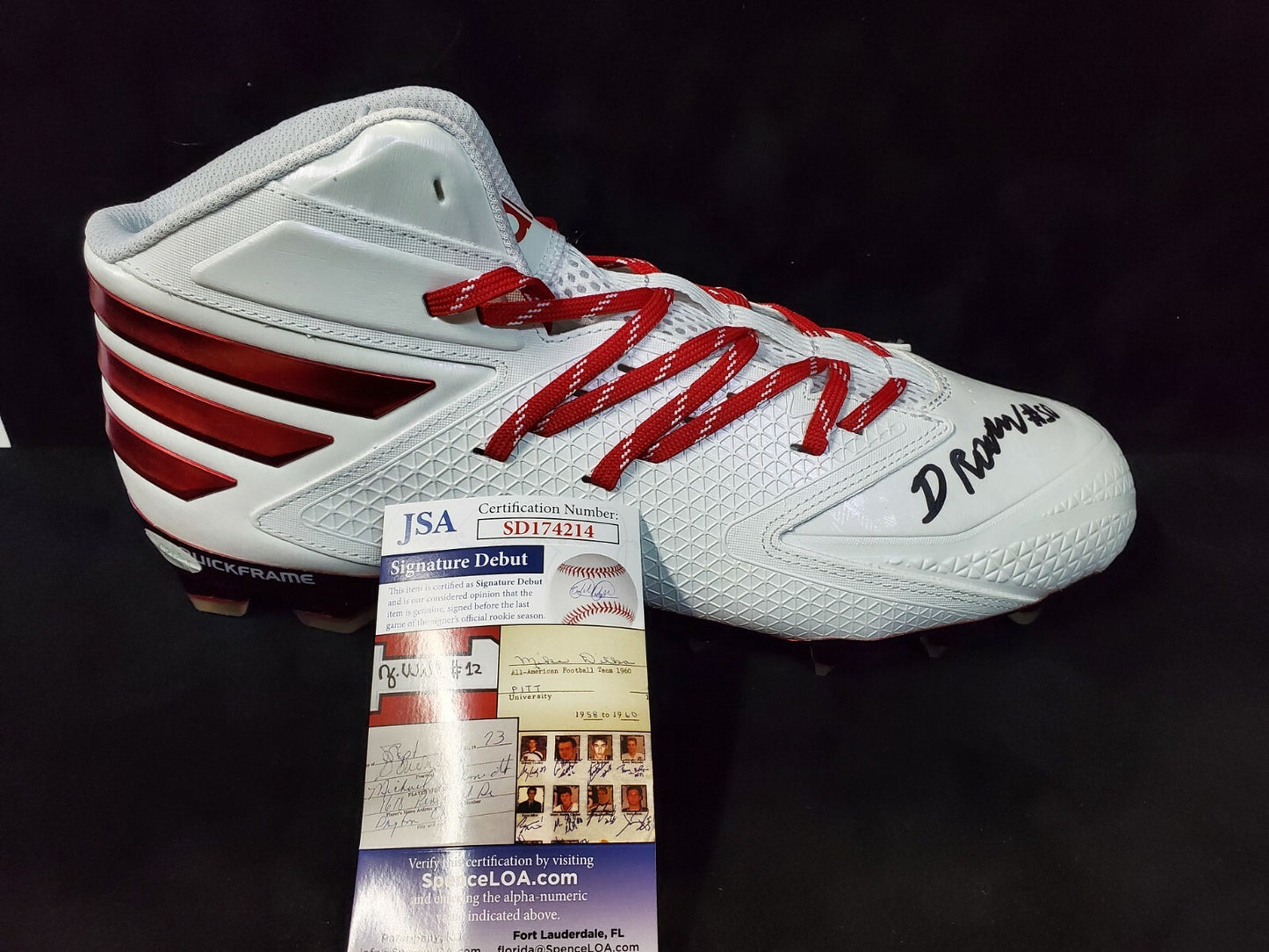 Buffalo Bills Greg Rousseau Autographed Signed Cleat Jsa Coa