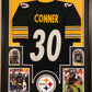 MVP Authentics Framed Pittsburgh Steelers James Conner Autographed Signed Jersey Jsa Coa 450 sports jersey framing , jersey framing