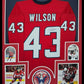 Framed Tom Wilson Washington Capitals Autographed Signed Jersey Jsa Coa