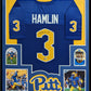 Framed Pitt Panthers Damar Hamlin Autographed Signed Jersey Beckett Holo
