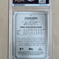 Steven Kwan Bowman Platinum Rookie 2022 #66 Hand Signed Psa Slabbed