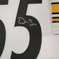 Framed Pittsburgh Steelers Devin Bush Autographed Signed Jersey Jsa Coa