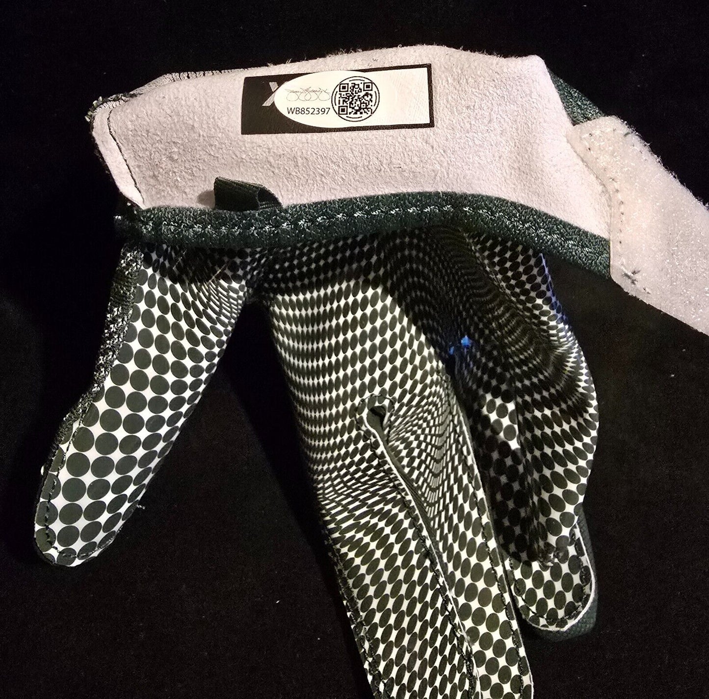 Philadelphia Eagles Quinyon Mitchell Autographed Signed Glove Jsa Coa