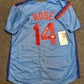 MVP Authentics Montreal Expos Pete Rose Autographed Signed Custom Jersey Jsa Coa 126 sports jersey framing , jersey framing