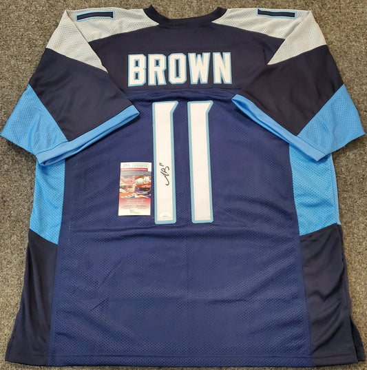 Tennessee Titans Aj Brown Autographed Signed Jersey Jsa  Coa