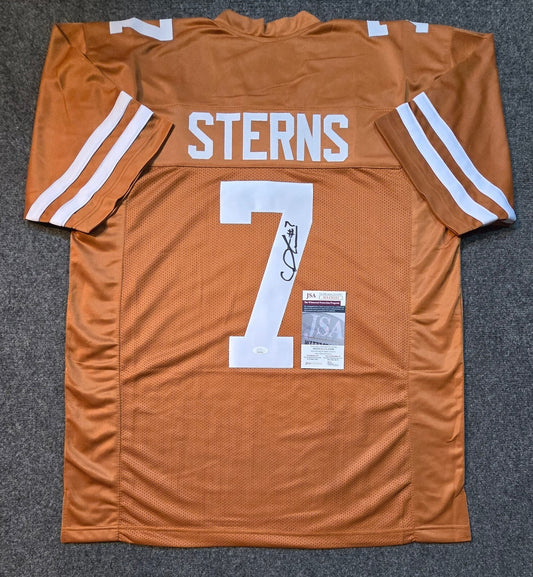 Texas Longhorns Caden Sterns Signed Autographed Jersey Jsa Coa