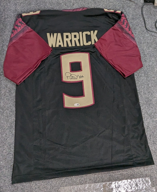 Florida State Seminoles Peter Warrick Autographed Signed Jersey Jsa Coa
