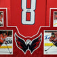 Framed Suede Alex Ovechkin Washington Capitals Autographed Signed Jersey Jsa Coa