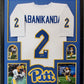 Framed Pitt Panthers Israel "Izzy" Abanikanda Signed Inscribed Jersey Jsa Coa