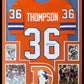 Framed Denver Broncos Billy Thompson Autographed Signed Jersey Jsa Coa