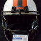 Cleveland Browns Greg Newsome Ii Signed Full Size Lunar Replica Helmet Jsa Coa