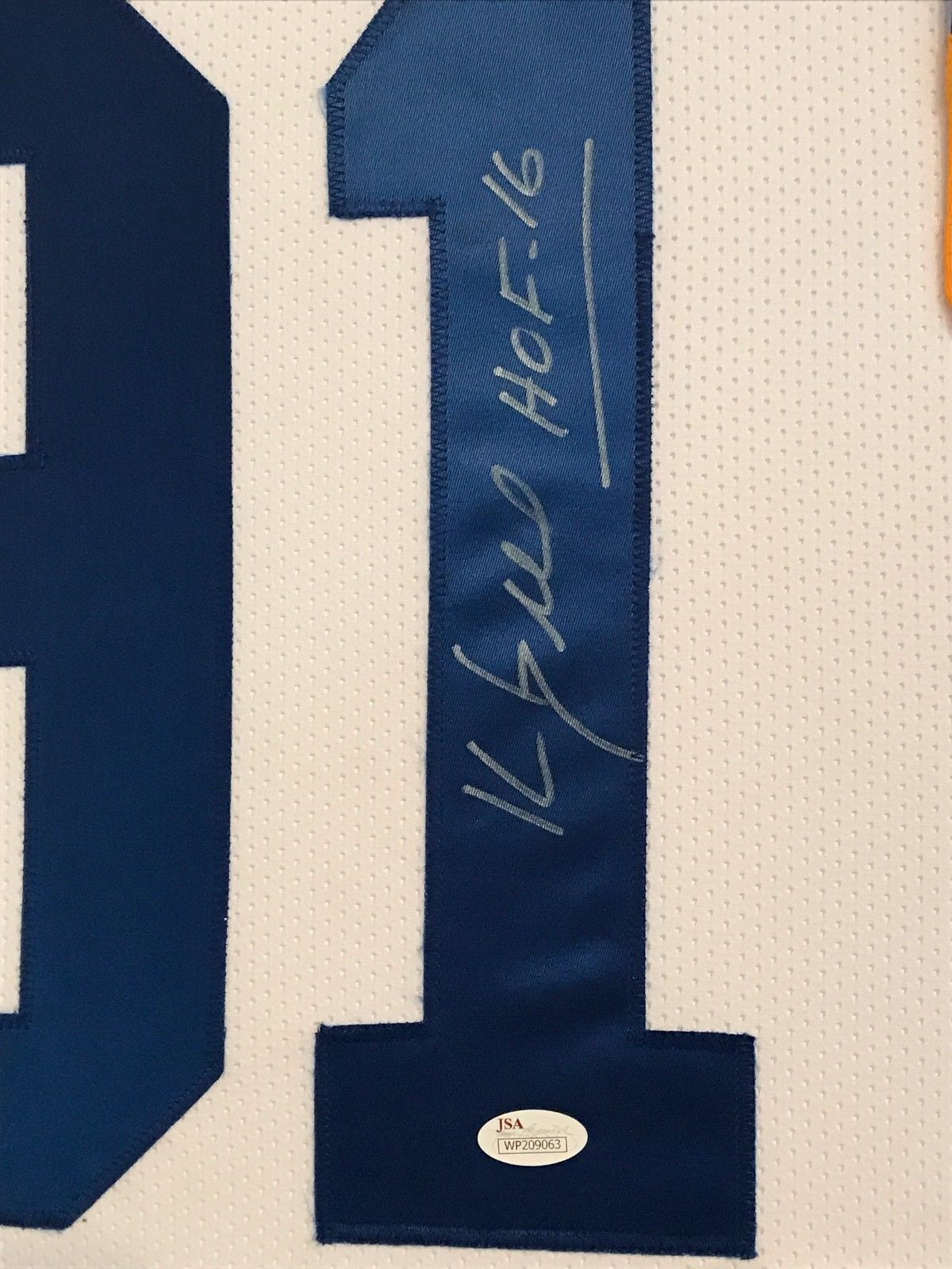 MVP Authentics Framed Kevin Greene Autographed Signed Inscribed L.A. Rams Jersey Jsa Coa 539.10 sports jersey framing , jersey framing