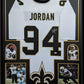 Framed New Orleans Saints Cameron Jordan Autographed Signed Jersey Jsa Coa