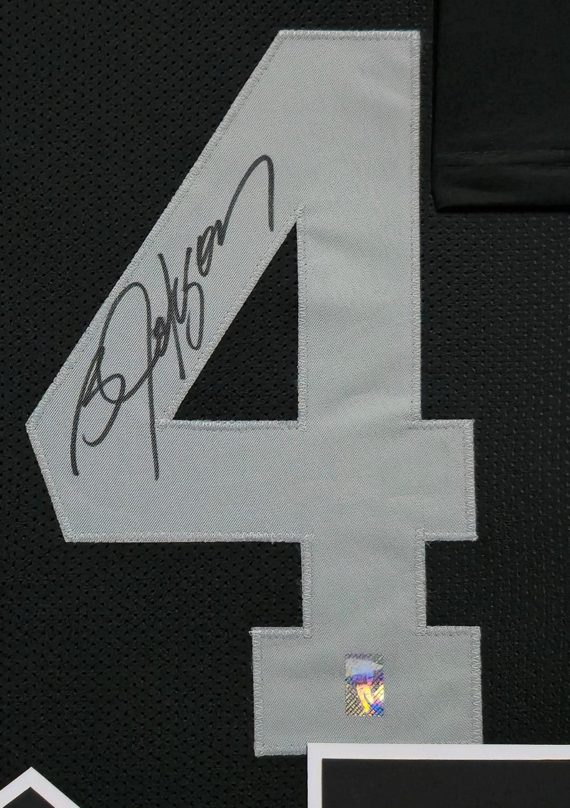 Framed Oakland Raiders Bo Jackson Autographed Signed Jersey Bo Jackson Hologram