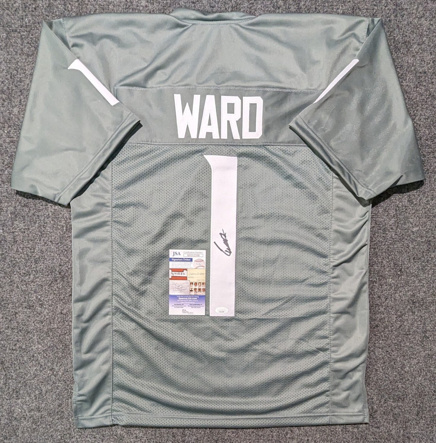 Washington State Cougars Cameron Ward Autographed Signed Jersey Jsa Coa