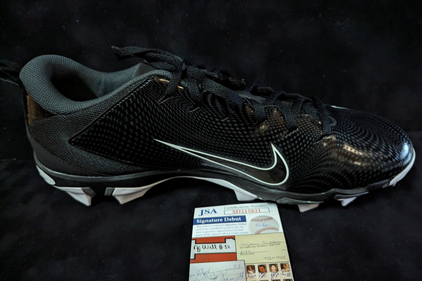 Pittsburgh Steelers Broderick Jones Autographed Signed Cleat Jsa Coa