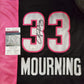 Miami Heat Alonzo Mourning Autographed Signed Jersey Jsa Coa