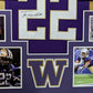 Framed Washington Huskies Trent Mcduffie Autographed Signed Jersey Jsa Coa