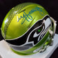 Seattle Seahawks Matt Hasselbeck Signed Flash Mini Helmet Jsa Coa
